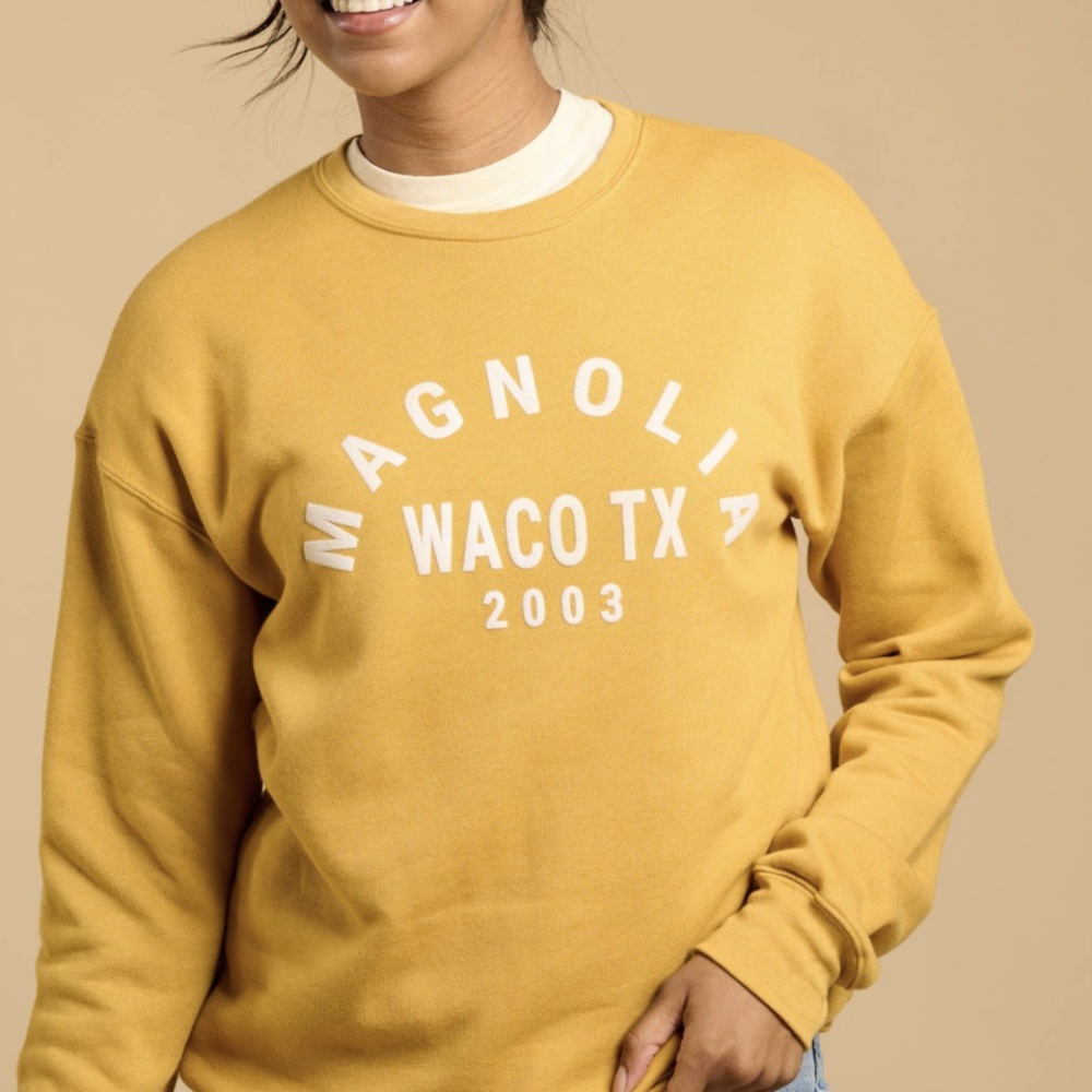 COPY - NWT Magnolia- Waca TX Mustard Sweatshirt
